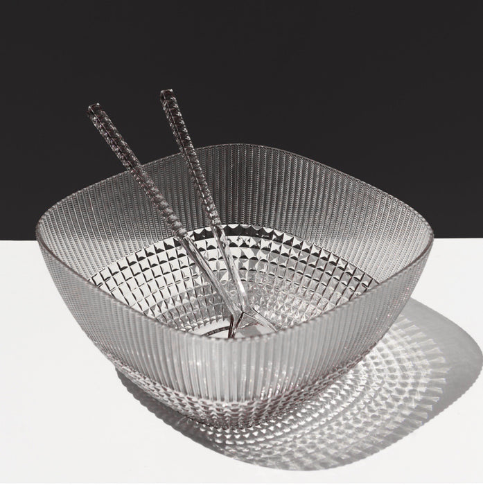 Chic & Zen Clear Acrylic Salad Bowl