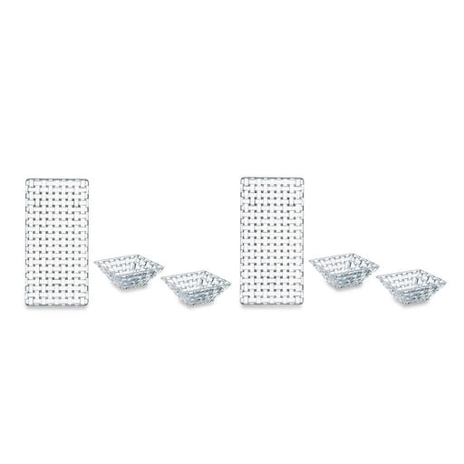 Bossa Nova Serving Set – 3-Piece Tray & Bowl, Pack of 2 - Roomours