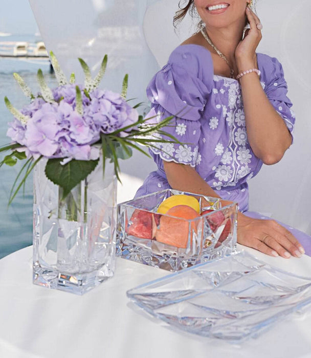 Crystalization Mini Bowl & Platter – 3-Piece Set - Roomours