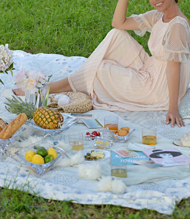 Prism Footed Bowl and Vase – 2 Piece Set - Roomours