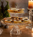 Crown Jewel Footed Bowl & Tray Stand – 2-Piece Set - Roomours