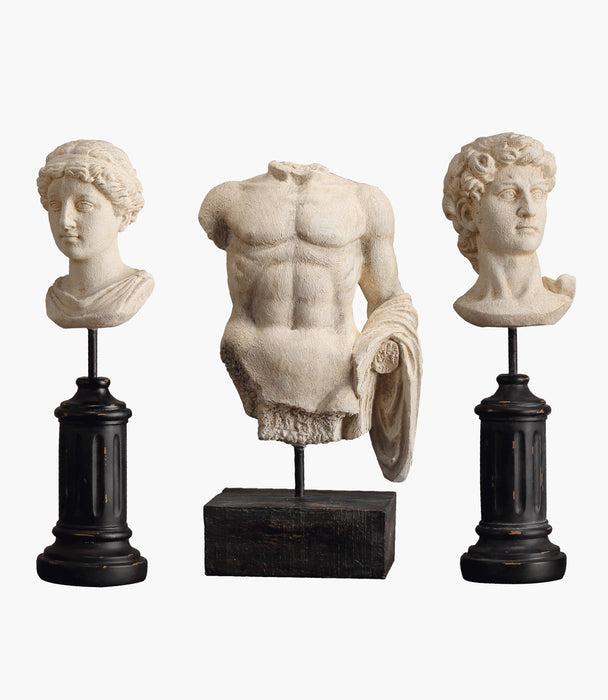 3 Figure sculptures