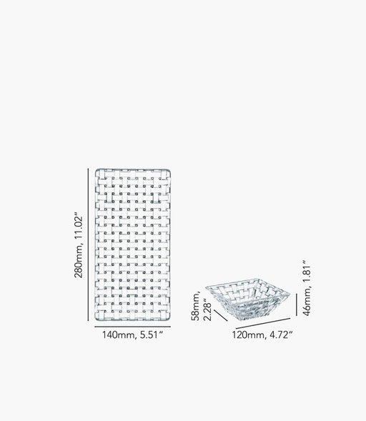 Bossa Nova Serving Set – 3-Piece Tray & Bowl, Pack of 2 - Roomours