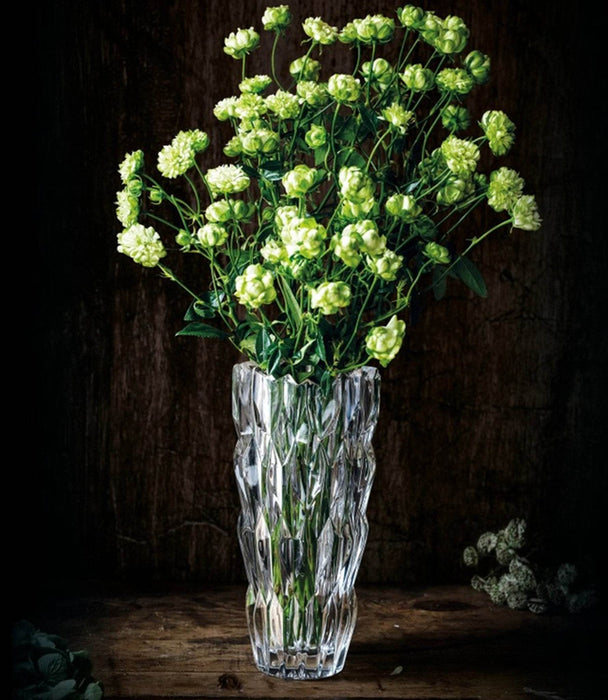Quartz Crystal Bowl & Vase Set – 2pcs, 26x32 cm - Roomours