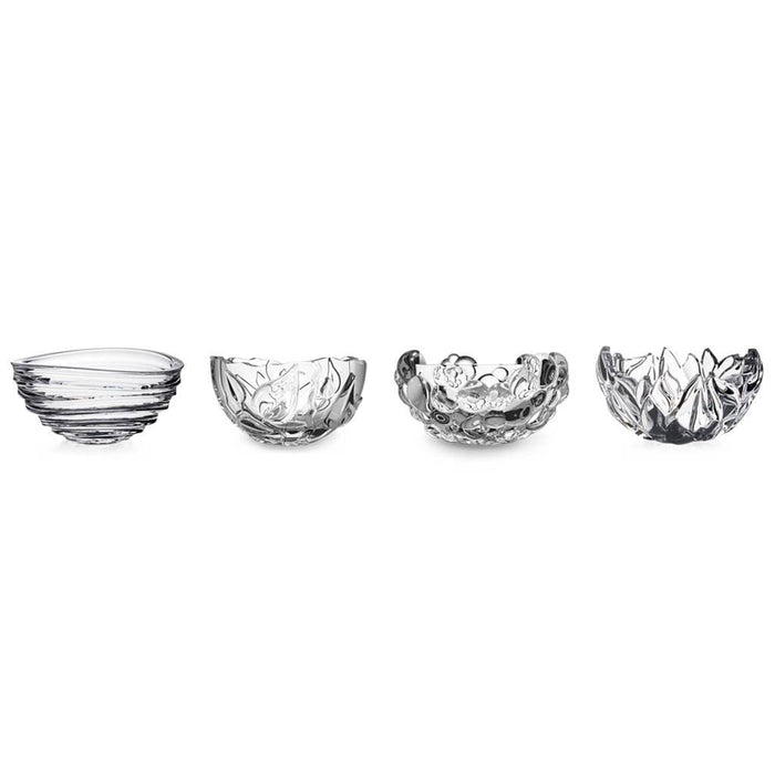 Crystal Bowls Set of 4 – Fire, Water, Air & Earth - Roomours
