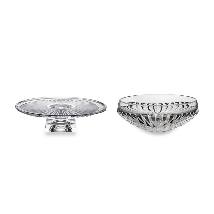 Oceania Footed Cake Stand & Vase – 2-Piece Set 33x33cm - Roomours