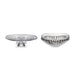 Oceania Footed Cake Stand & Vase – 2-Piece Set 33x33cm - Roomours