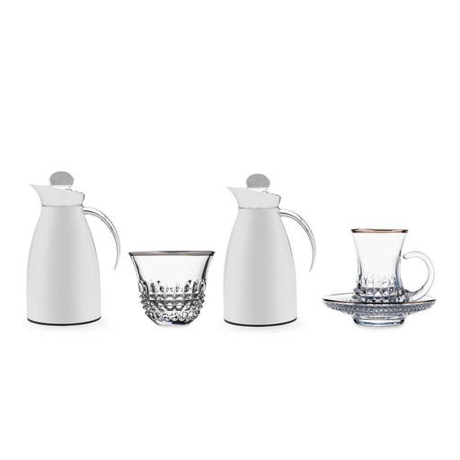 Chic Thermos with Coffee & Tea Cups Set – 20 Pieces - Roomours